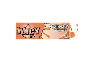 Juicy Jay´s ochucené papírky Peaches and cream 32ks/bal.